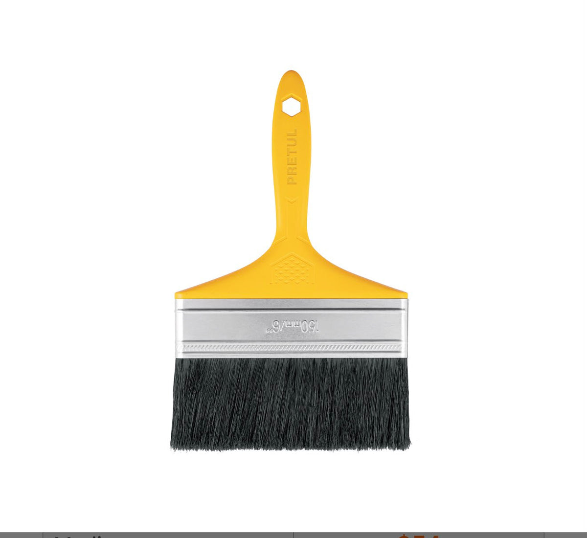 Brocha de uso general de 6" con mango de plástico