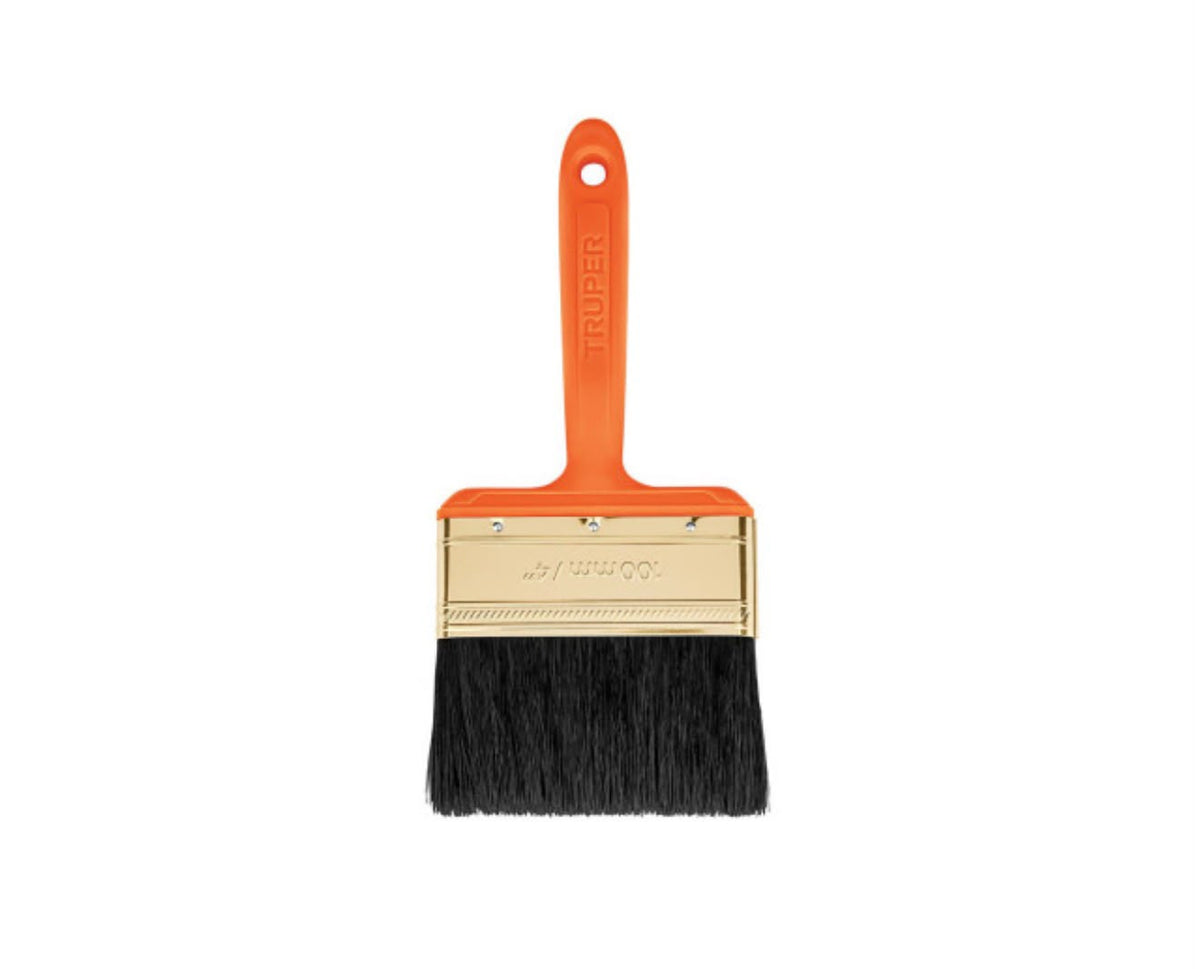 Brocha profesional de 4" con mango de plástico