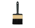 Brocha profesional negra de 4" mango de plástico