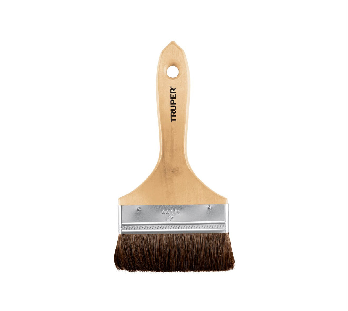 Brocha pelo de camello de 4" con mango de madera