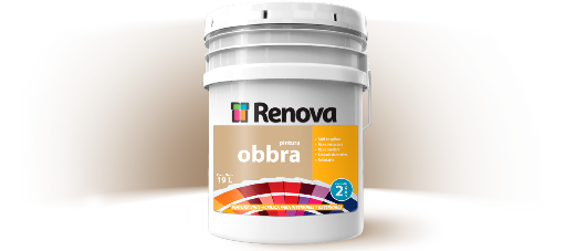 pintura Renova Obbra 19L blanca